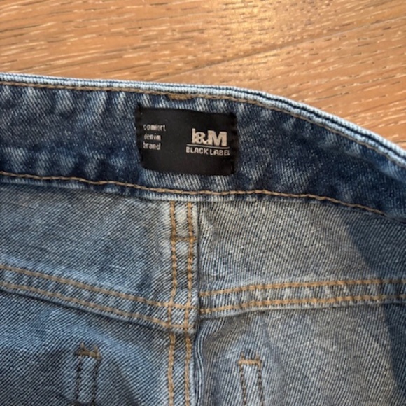 I&M BLACK LABEL Women’s Wide Leg CARGO POCKET Jeans High Waist Baggy/Loose Fit S - Picture 6 of 6